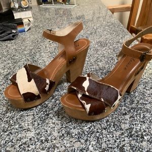 Cowhide Heel